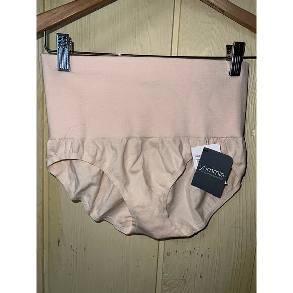Large / X-Large Yummie High Rise Waist Brief Shaper Underwear Support Tan NEW - Picture 8 of 10